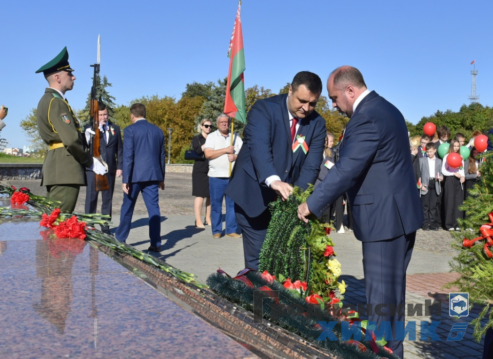 Трудовой коллектив ОАО «Гродно Азот» принял участие в торжественном митинге