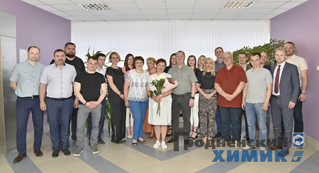 Завершает свою работу в ОАО «Гродно Азот» инженер УЗОиК Елена Дринькова