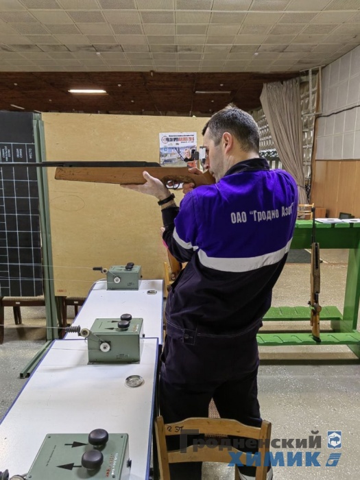 Третий день соревнований по пулевой стрельбе в ОАО «Гродно Азот»