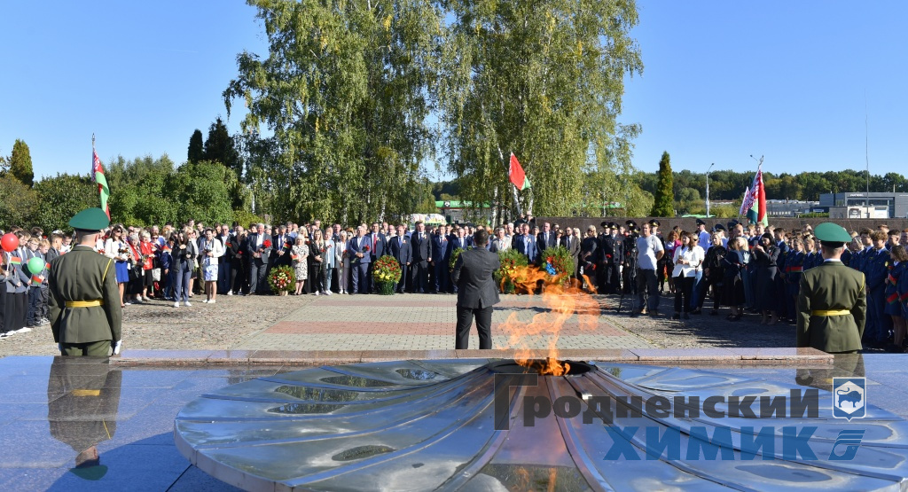 Трудовой коллектив ОАО «Гродно Азот» принял участие в торжественном митинге