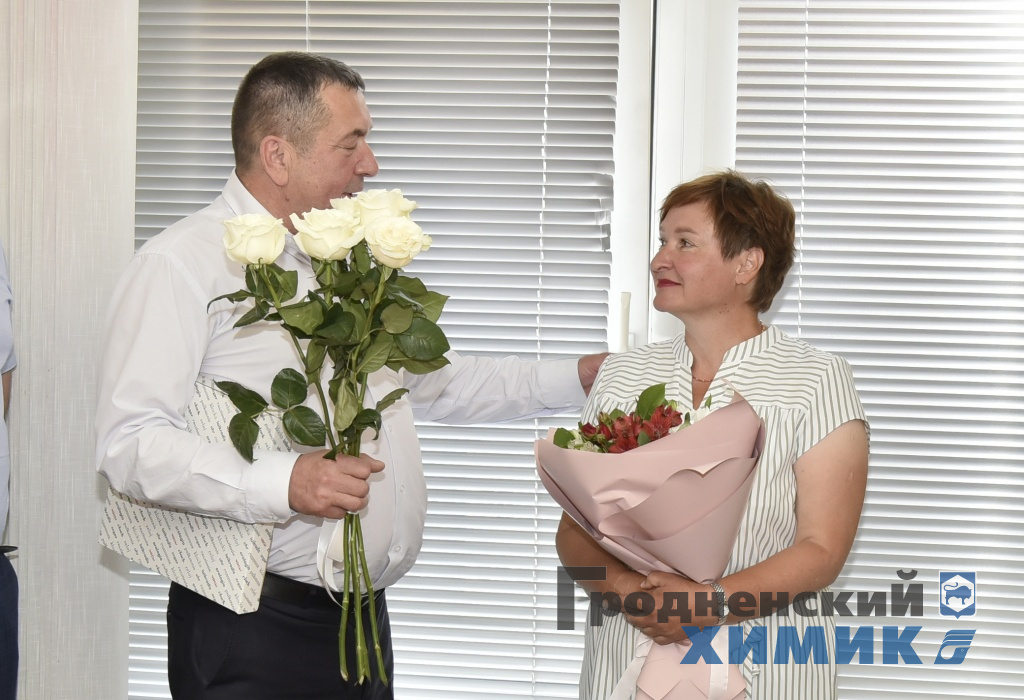 Завершает свою работу в ОАО «Гродно Азот» инженер УЗОиК Елена Дринькова