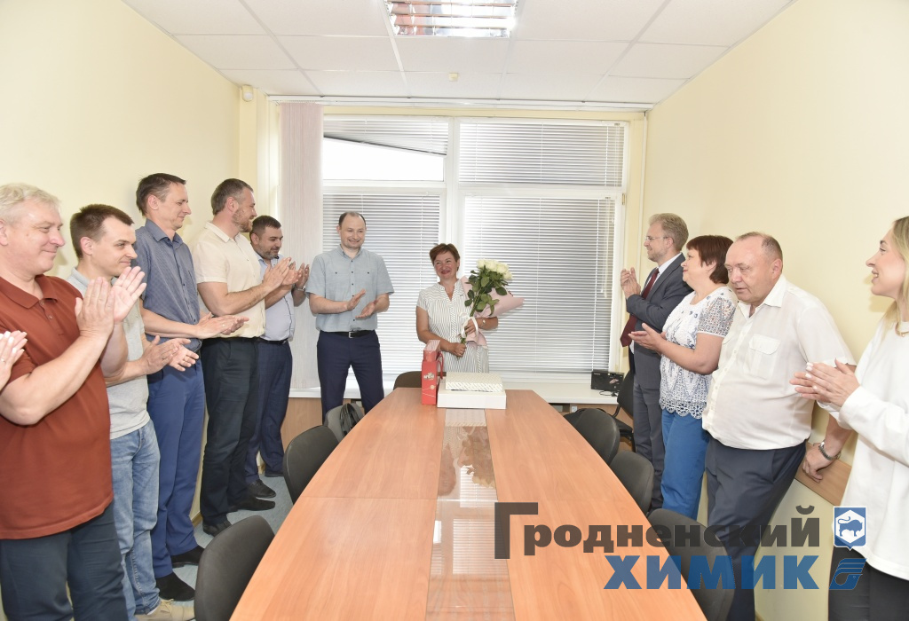 Завершает свою работу в ОАО «Гродно Азот» инженер УЗОиК Елена Дринькова