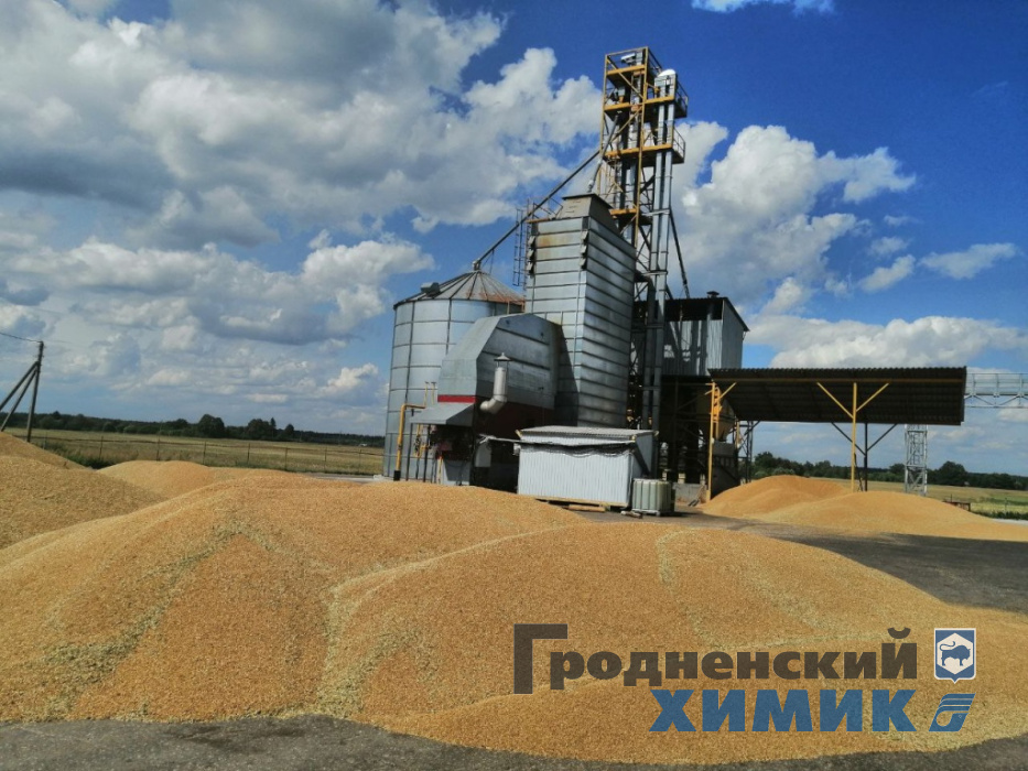 Зерноочистительно-сушильный комплекс на зерноскладе Лаздуны СУП «Лаздуны-Агро»