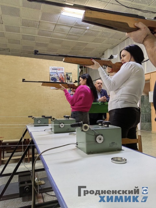 Третий день соревнований по пулевой стрельбе в ОАО «Гродно Азот»