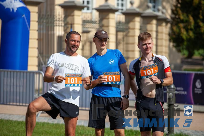 Команда Azot Running вошла в топ-3 Святского триатлона