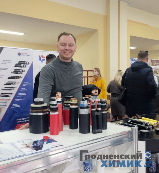 На выставке