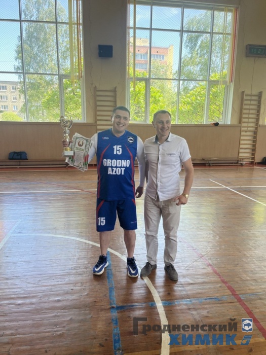 Команда ОАО «Гродно Азот» — победитель городских соревнований по баскетболу 3х3