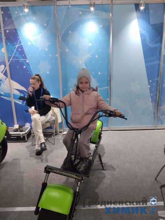 На выставке