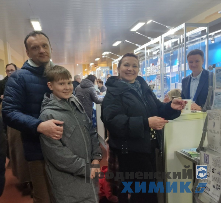 На выставке