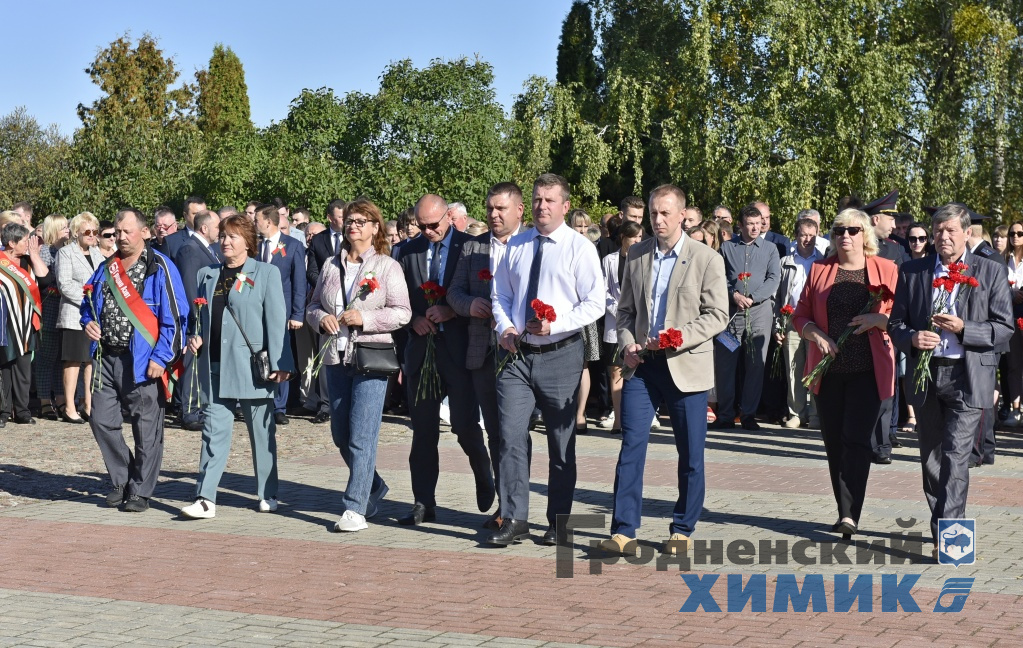 Трудовой коллектив ОАО «Гродно Азот» принял участие в торжественном митинге