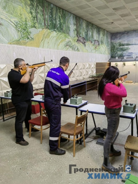 Третий день соревнований по пулевой стрельбе в ОАО «Гродно Азот»