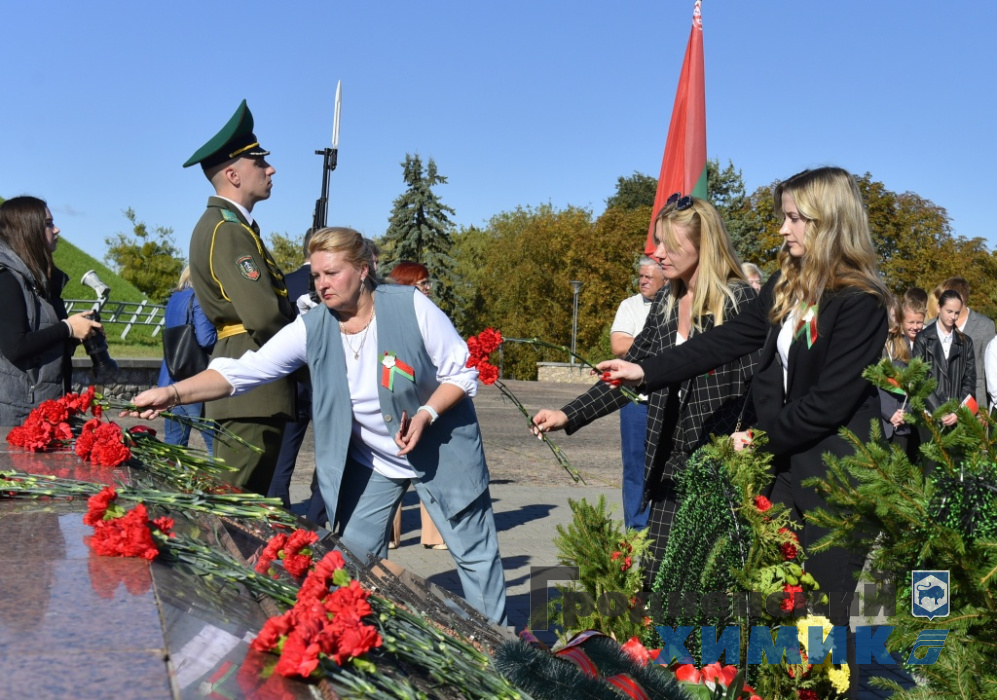 Трудовой коллектив ОАО «Гродно Азот» принял участие в торжественном митинге