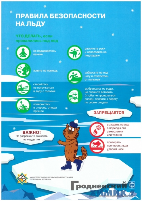 Правила поведения на льду